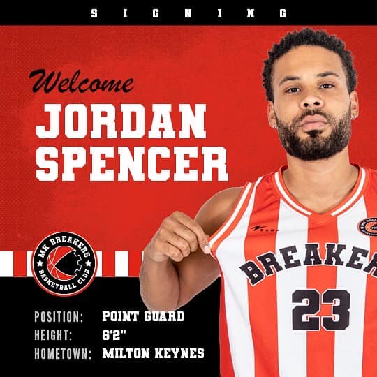 Spencer is Breakers first signing! MK Breakers Basketball Club